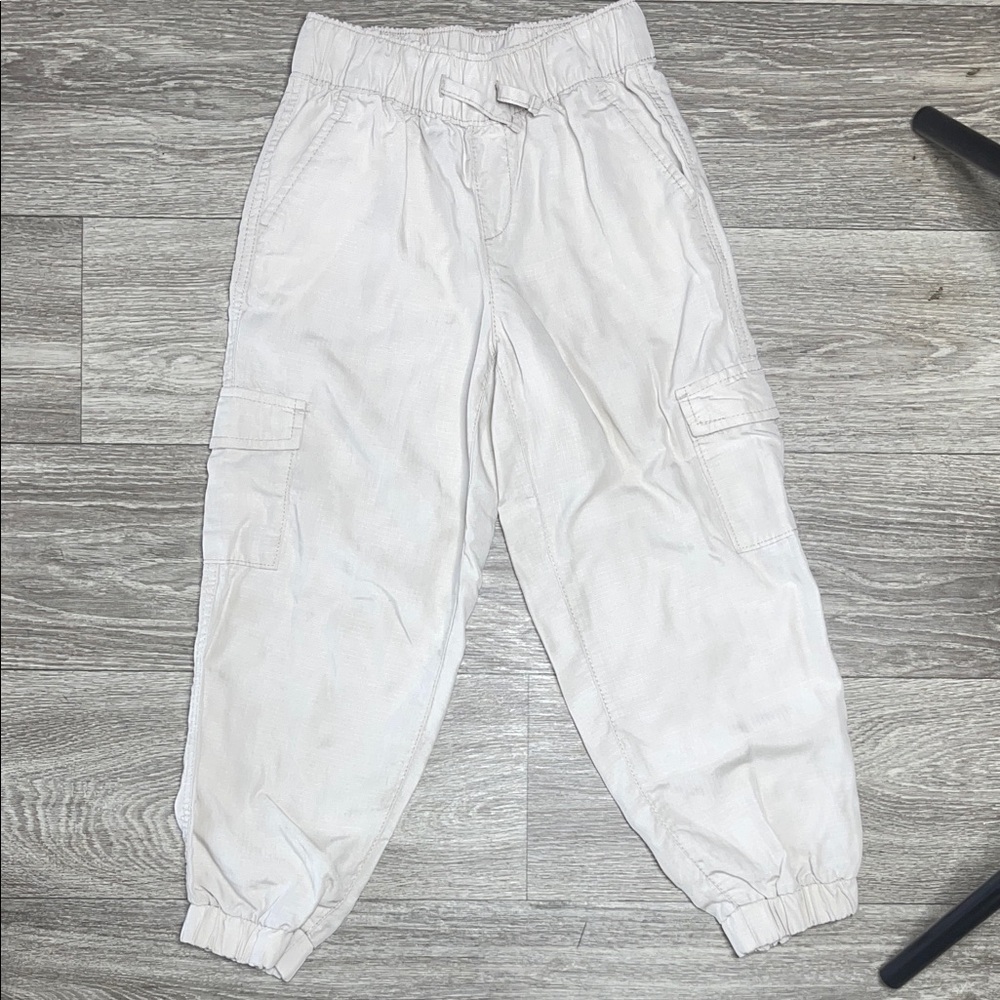 GAP Kids Cream Cargo Joggers
